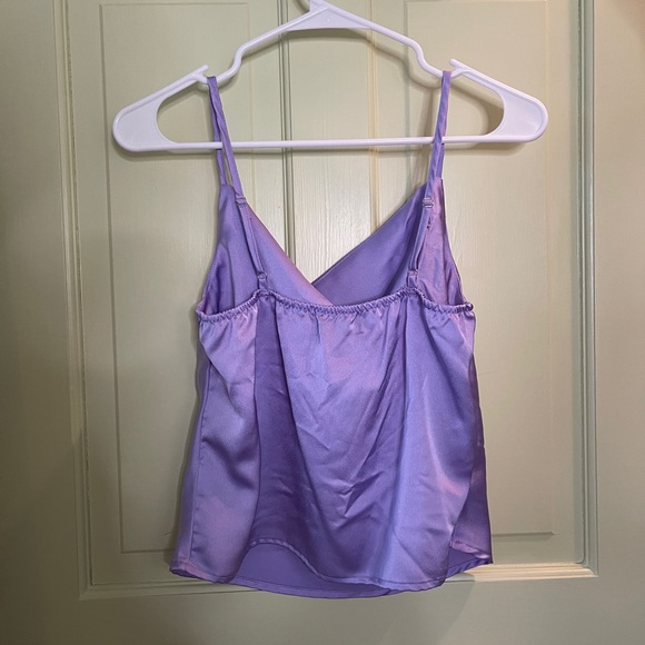 Nasty Gal Silk Scoop Neck Tank - Picture 2 of 3